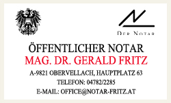 Notar - Mag. Dr. Gerald Fritz